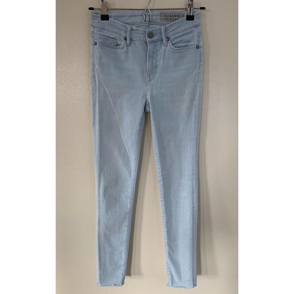 All Saints • 26 • Grace Skinny Jeans Light Wash Blue Jean